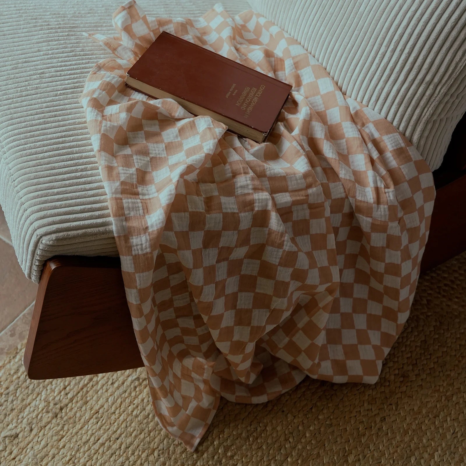 3-Pack Muslin Organic Cotton Swaddle Blankets for Newborn Infant Boys Girls 38"X40", Glorious Rainbow