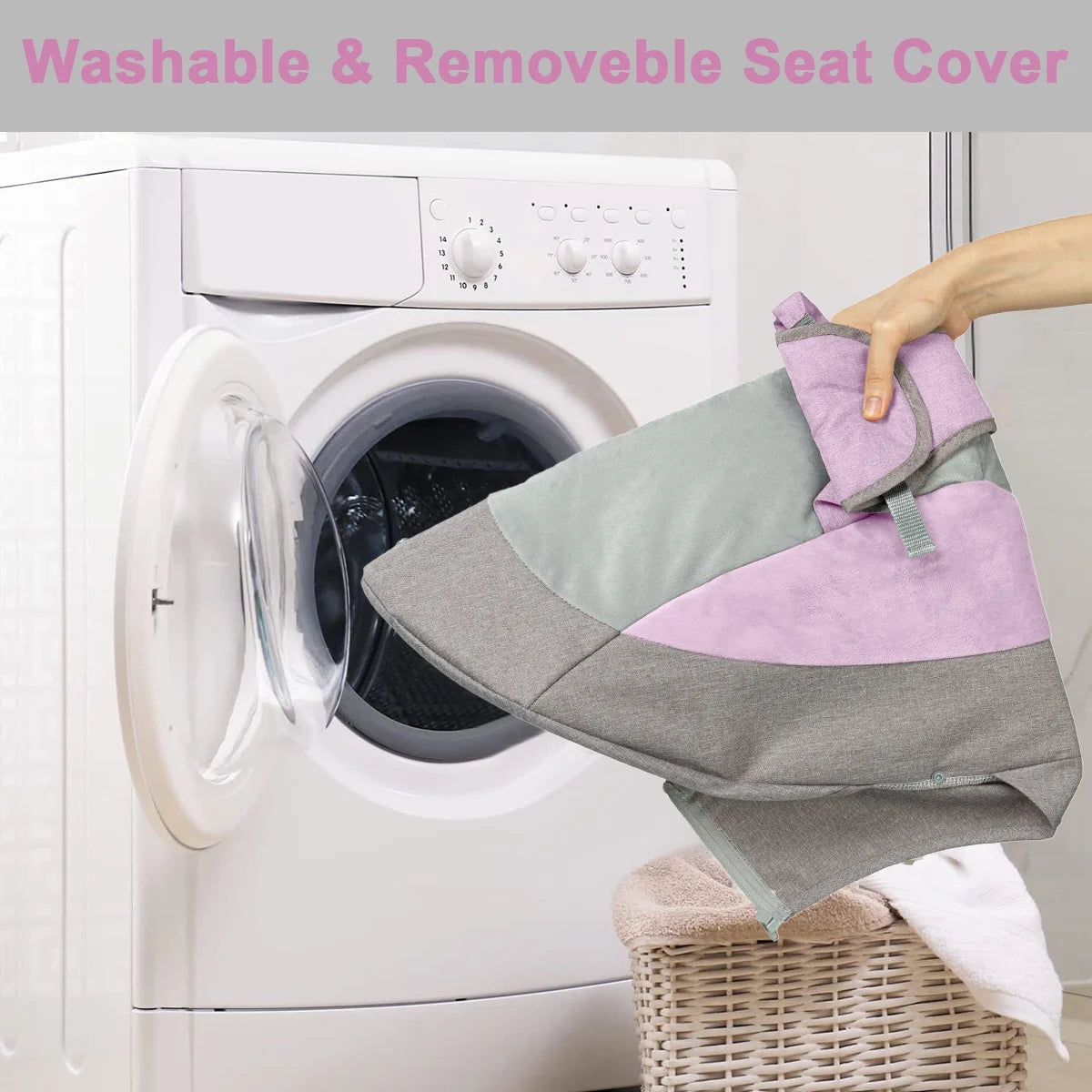 Electric Baby Swing, Infant Bouncer Chair with Remote Control, Bluetooth Music, 12 Lullabies, 4 Speeds, 4 Timing Set, Unisex, Pink