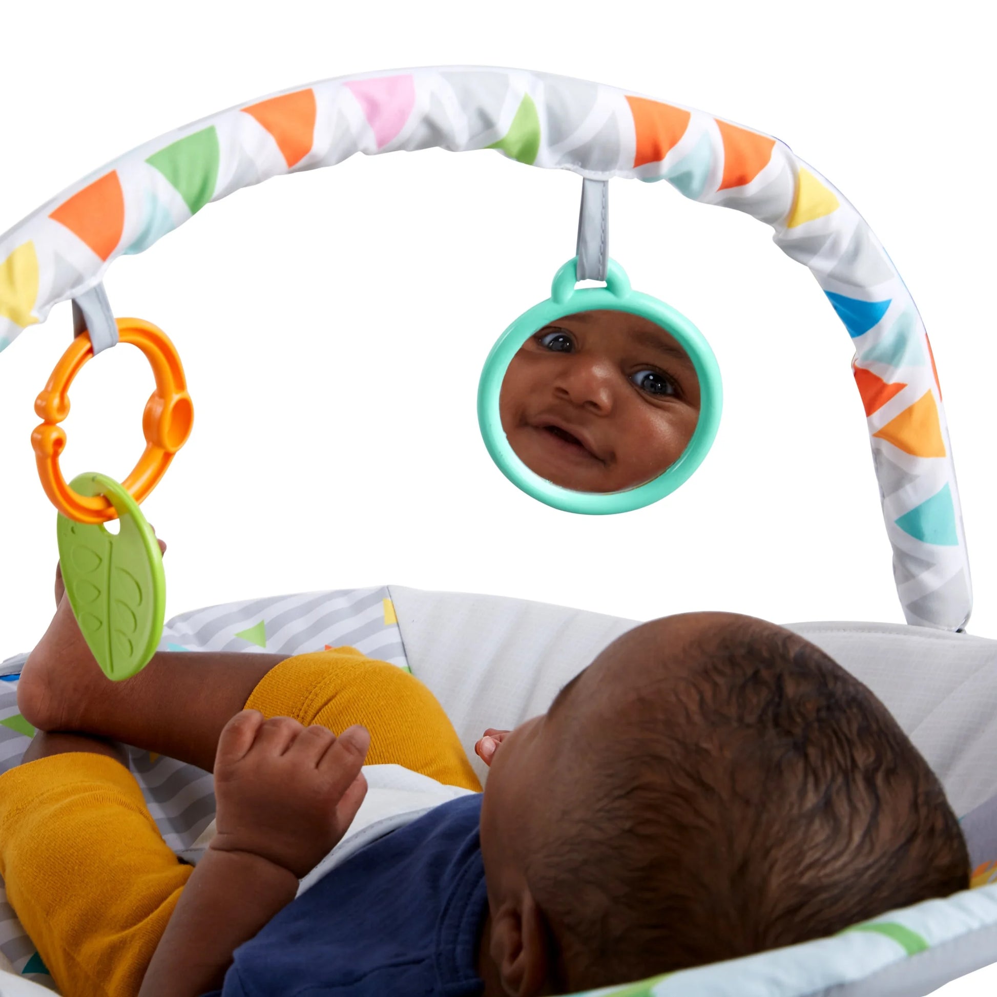 Vibrating Infant Baby Bouncer with Toy Bar, Safari Fun
