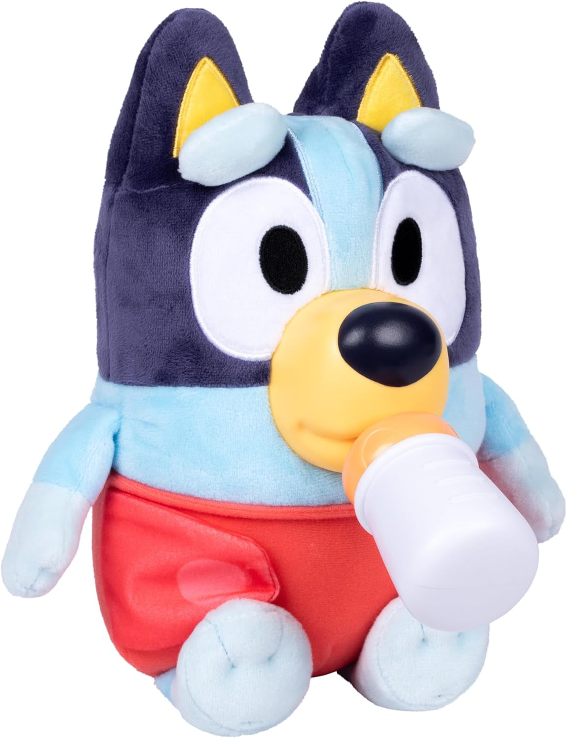 Bluey Cuddle & Care Baby Bluey Interactive 11-Inch Plush with 10 Different Sound