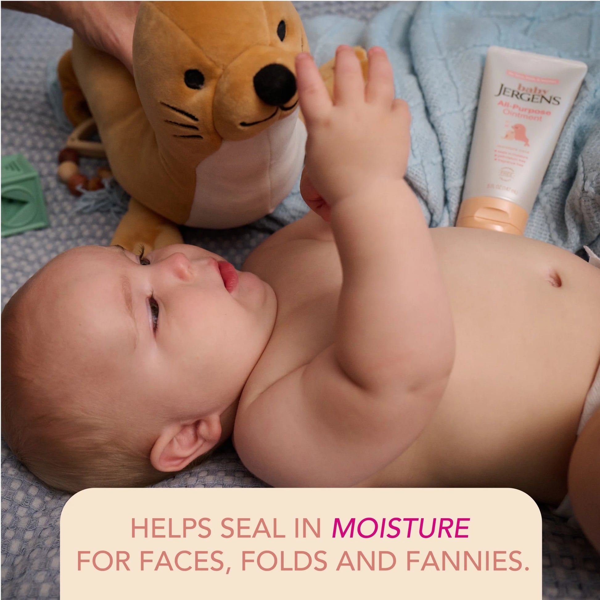 Baby  All-Purpose Ointment, Plant-Based Moisturizers, Petrolatum Free & Pediatrician-Tested, 5 Oz