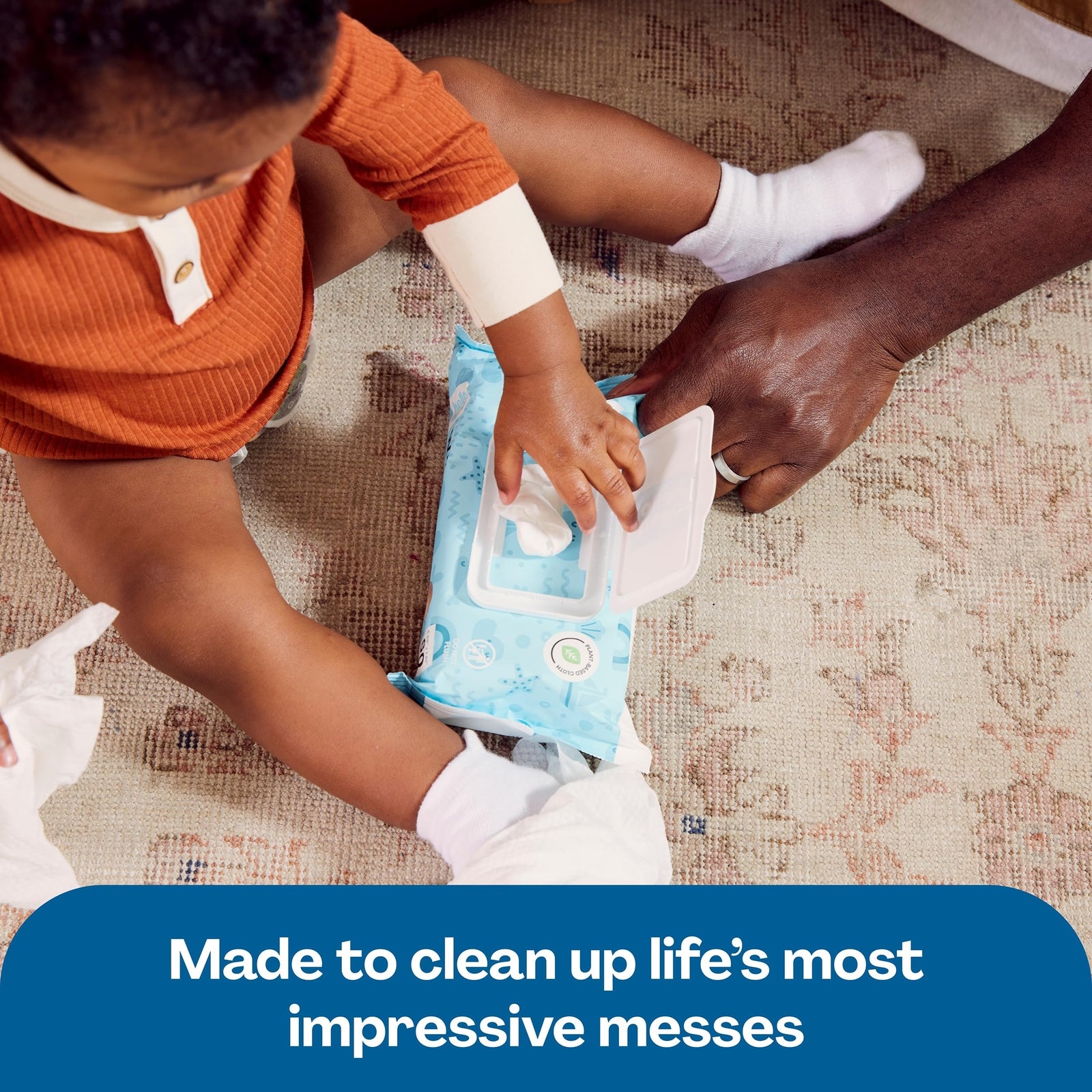 Hello Bello 60 Count Baby Wipes Pack 12 Fragrance Free Gentle for Sensitive Skin