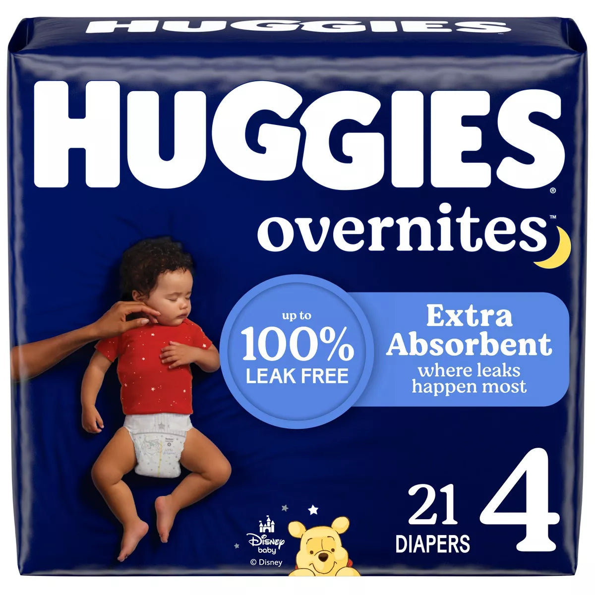 Huggies Overnites Nighttime Baby Diapers – (Select Size and Count)