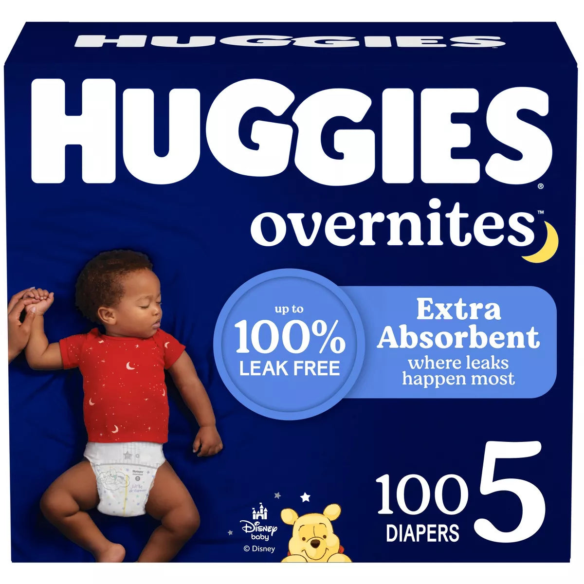 Huggies Overnites Nighttime Baby Diapers – (Select Size and Count)