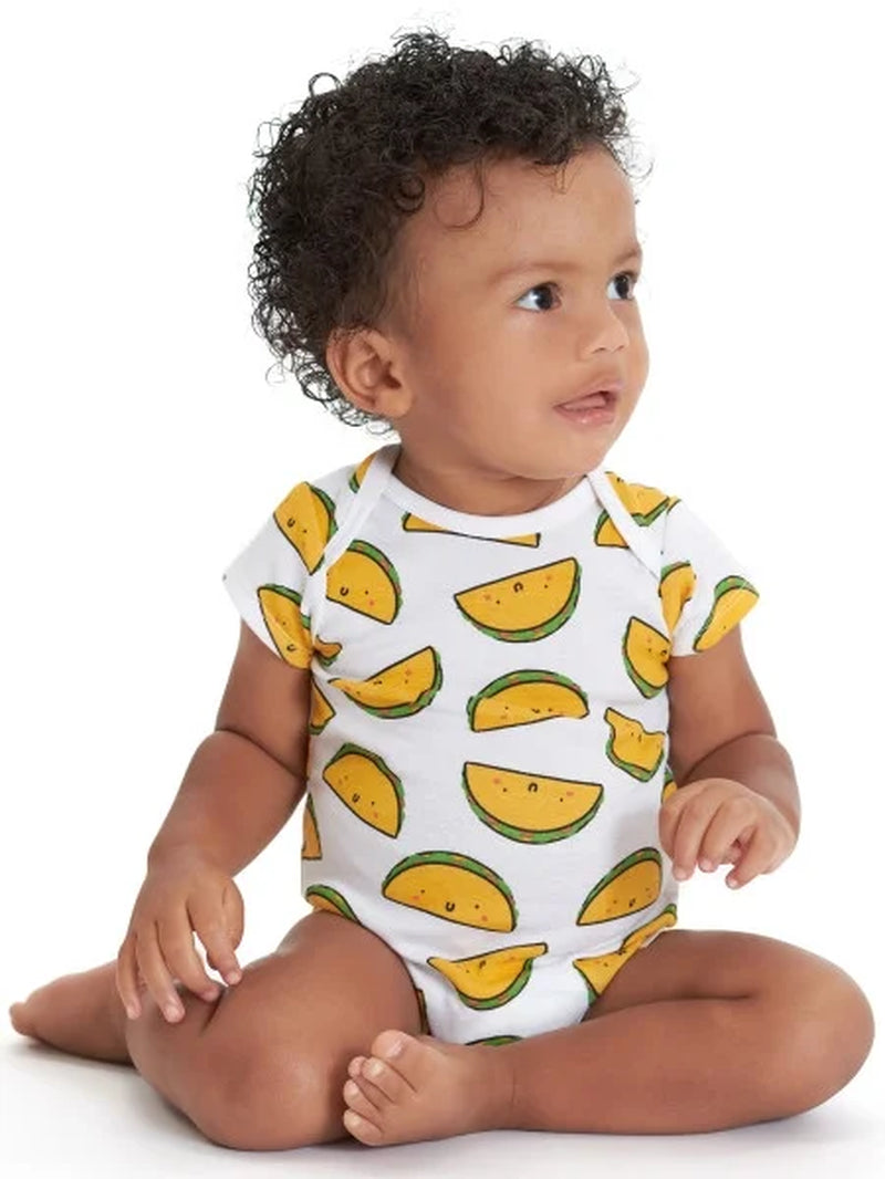 Brand Baby Boy Bodysuits, 8-Pack, Sizes Newborn - 12 Months