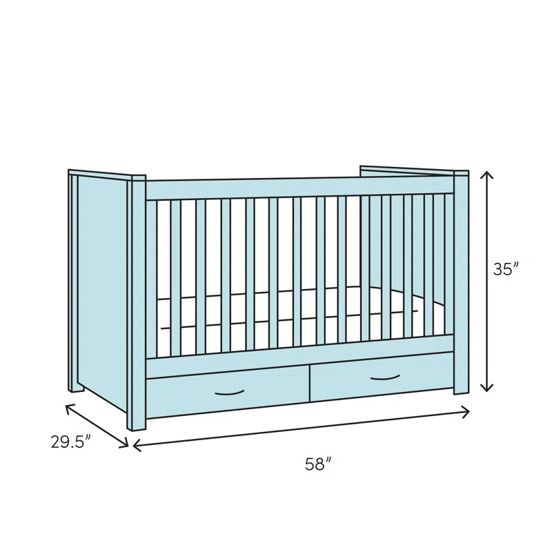 Equinox Convertible Standard Nursery Furniture Set