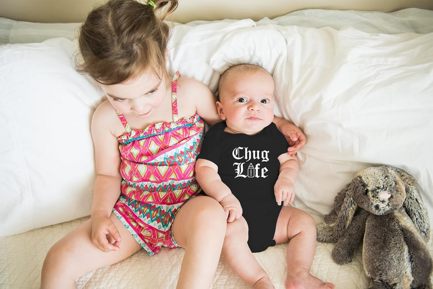 Chug Life Baby Bodysuit Funny, Cute, and Comfortable Infant Apparel - Trendy Newborn Clothing