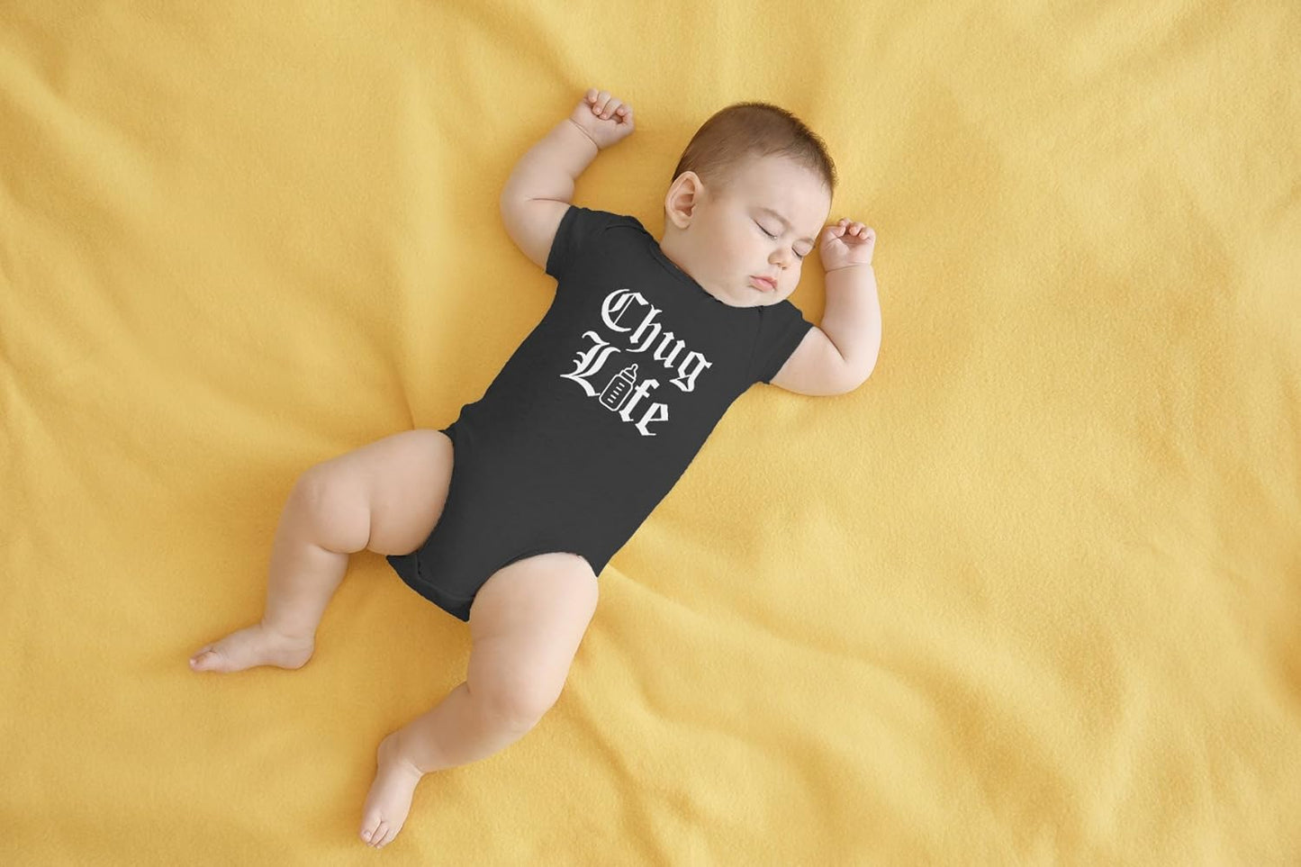 Chug Life Baby Bodysuit Funny, Cute, and Comfortable Infant Apparel - Trendy Newborn Clothing