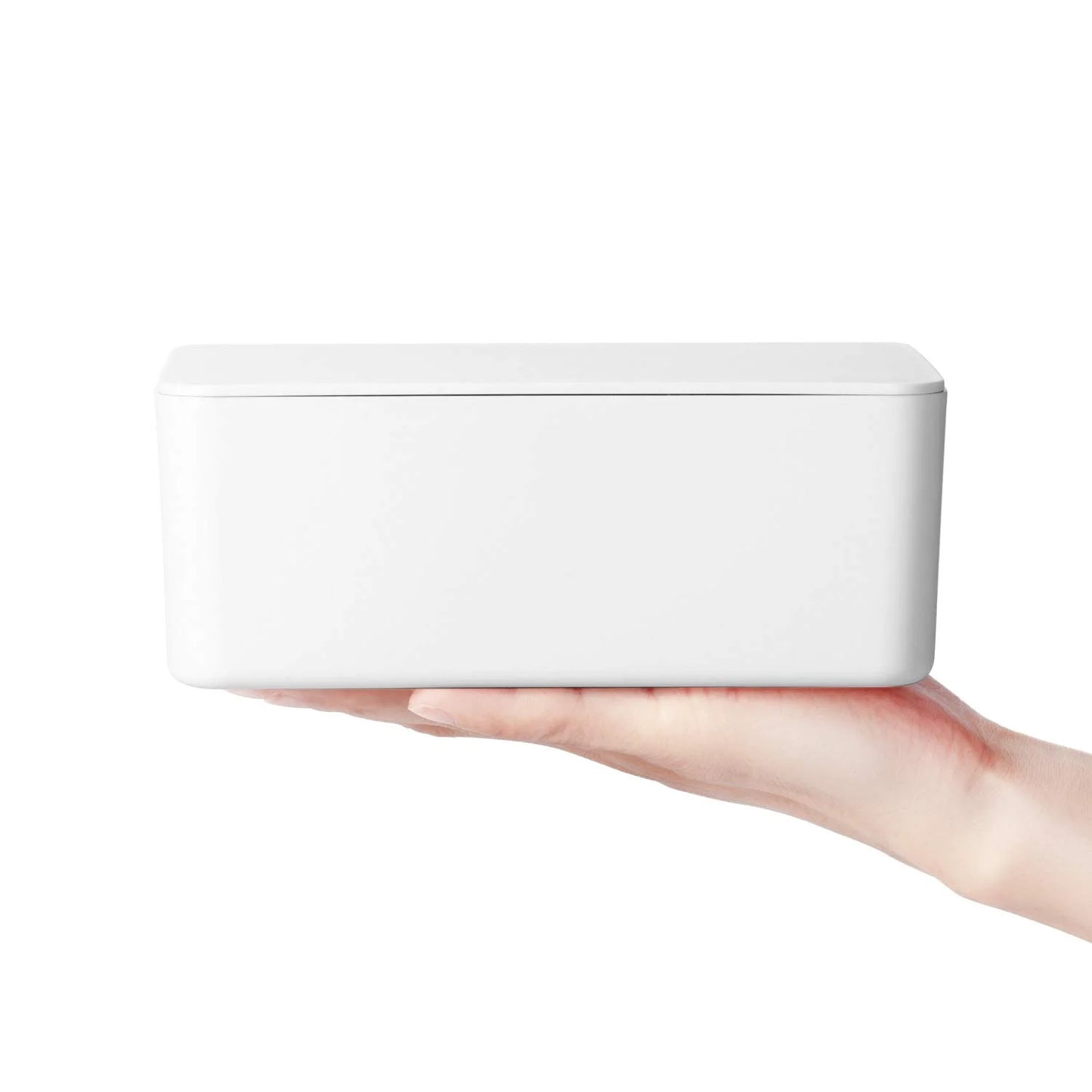 Wipes Dispenser, Baby Wipe Container, Refillable Wipe Holder for Easy Open & Close Wipe Case with Lid, White, 1 Pack