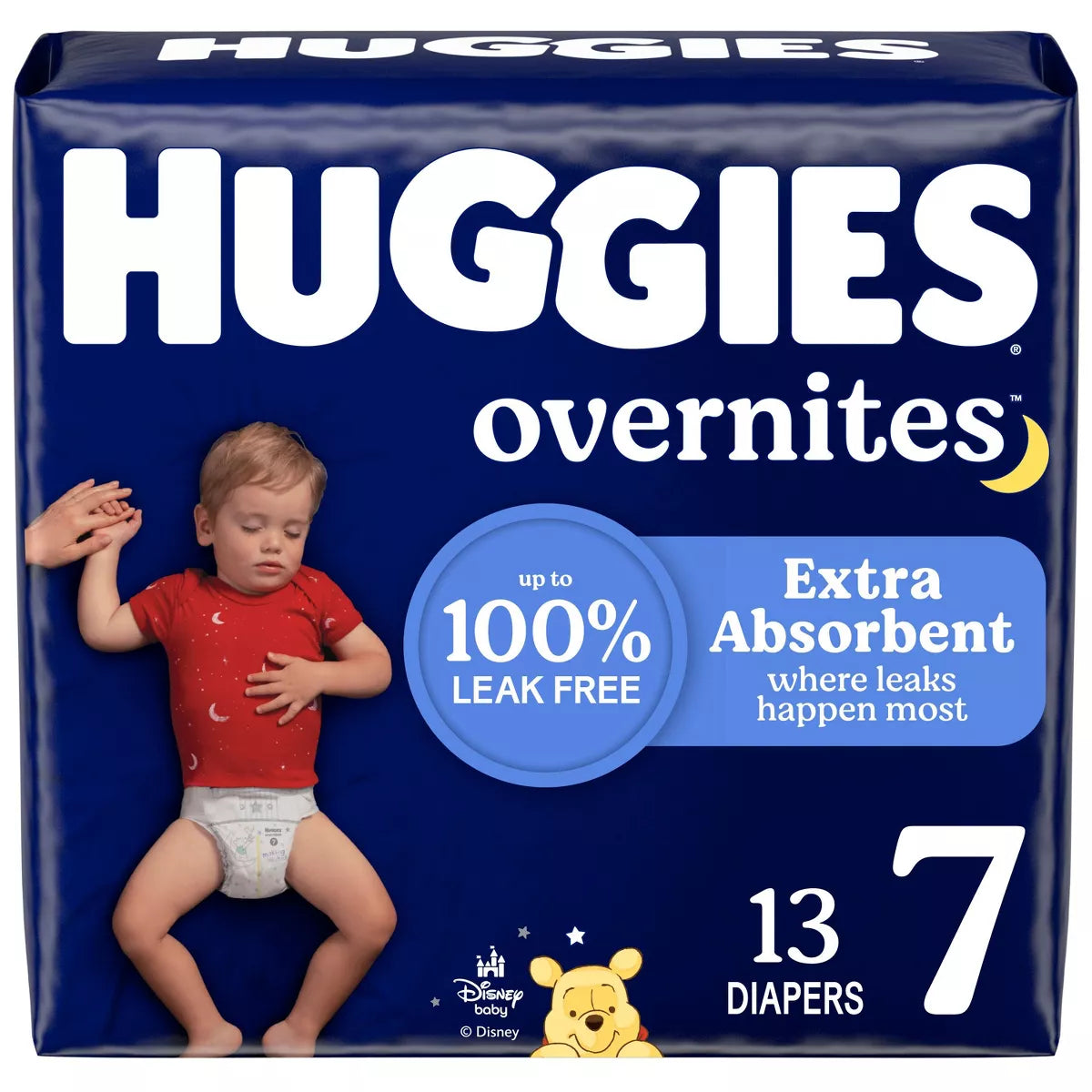 Huggies Overnites Nighttime Baby Diapers – (Select Size and Count)