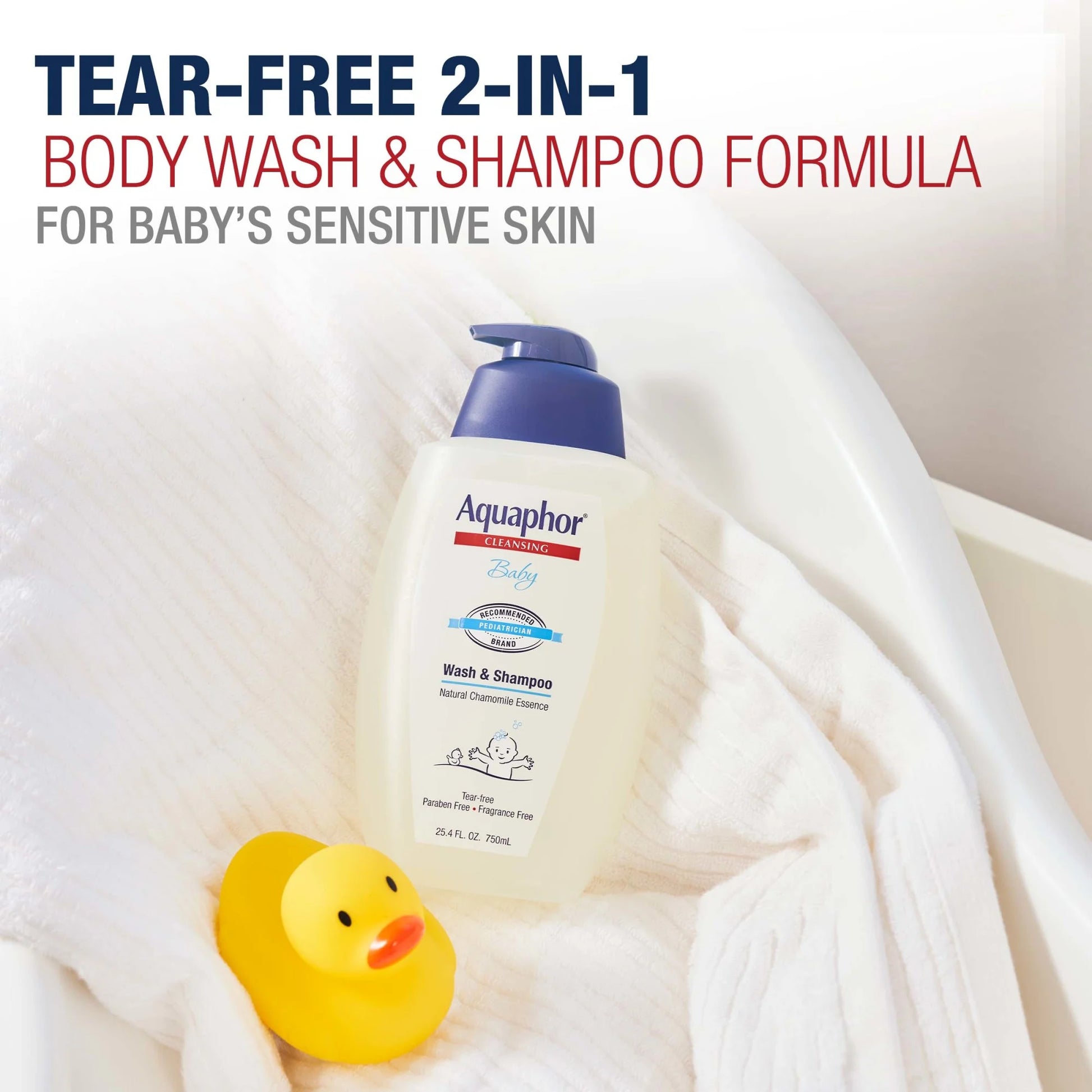 (2 Pack)  Baby Wash & Shampoo, Fragrance Free and Tear Free for Baby'S Sensitive Skin, 25.4 Fl Oz