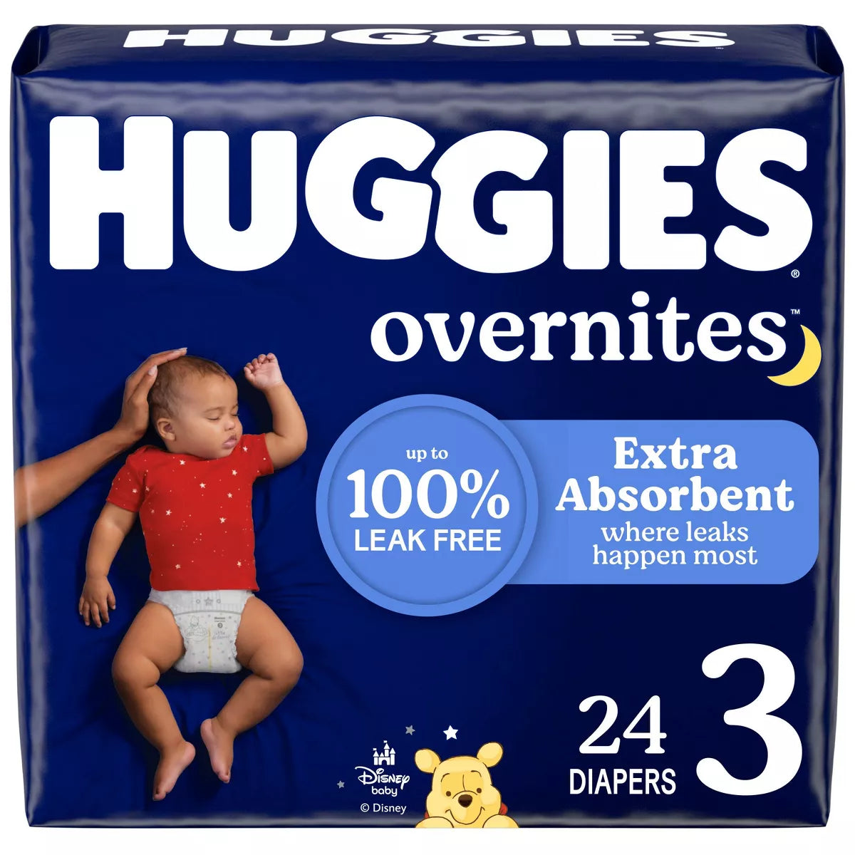 Huggies Overnites Nighttime Baby Diapers – (Select Size and Count)
