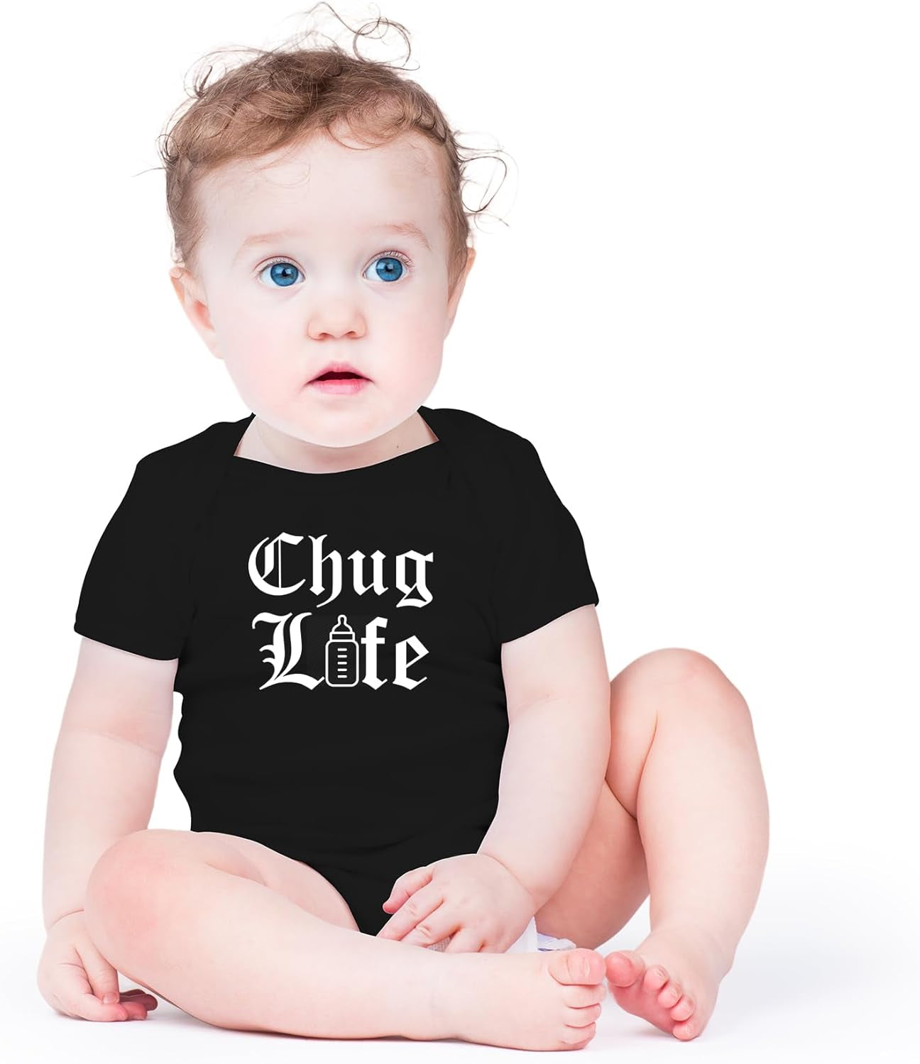 Chug Life Baby Bodysuit Funny, Cute, and Comfortable Infant Apparel - Trendy Newborn Clothing