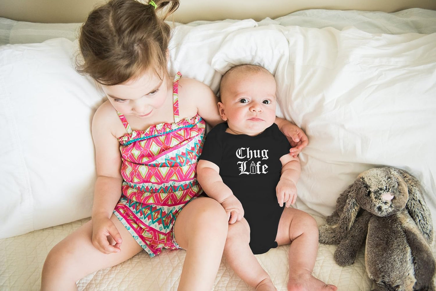Chug Life Baby Bodysuit Funny, Cute, and Comfortable Infant Apparel - Trendy Newborn Clothing