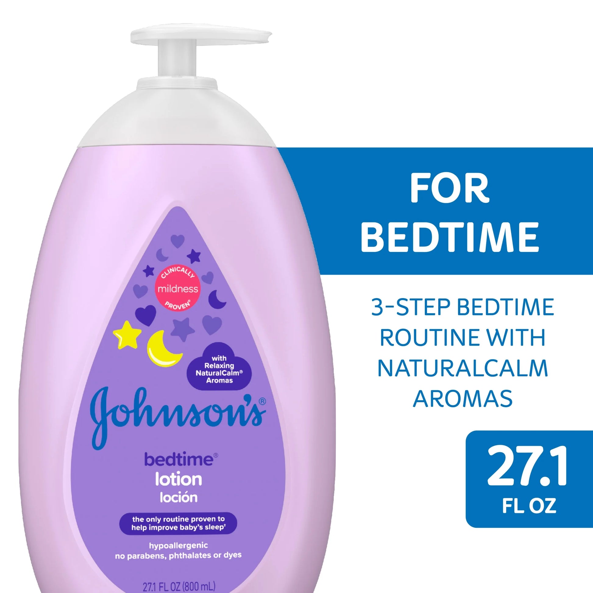 Johnson’S Baby Bedtime Routine Set: Bath, Shampoo, & Baby Lotion, 3 Items